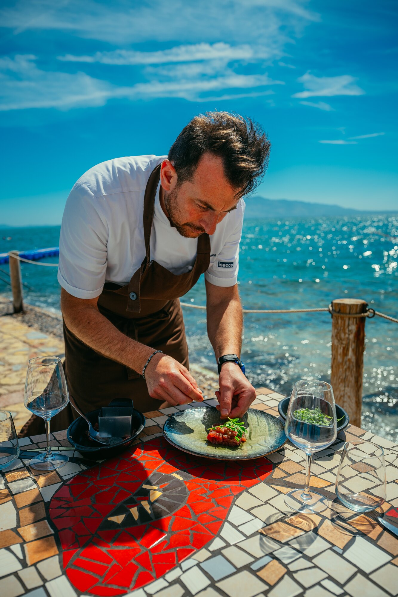 Lo chef impiatta fronte mare a Casa Lydia